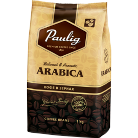 Paulig Arabica, зерно, 1000 гр.